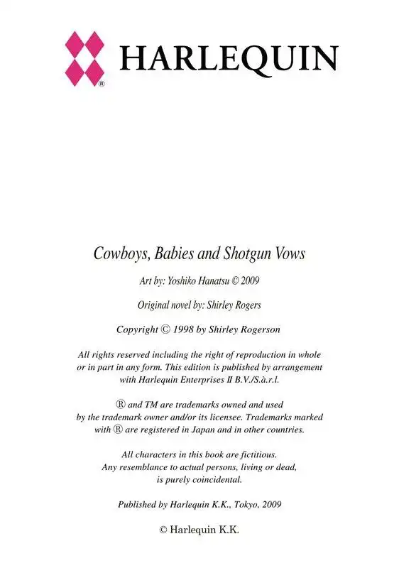 Cowboys, Babies and Shotgun Vows Chapter 1