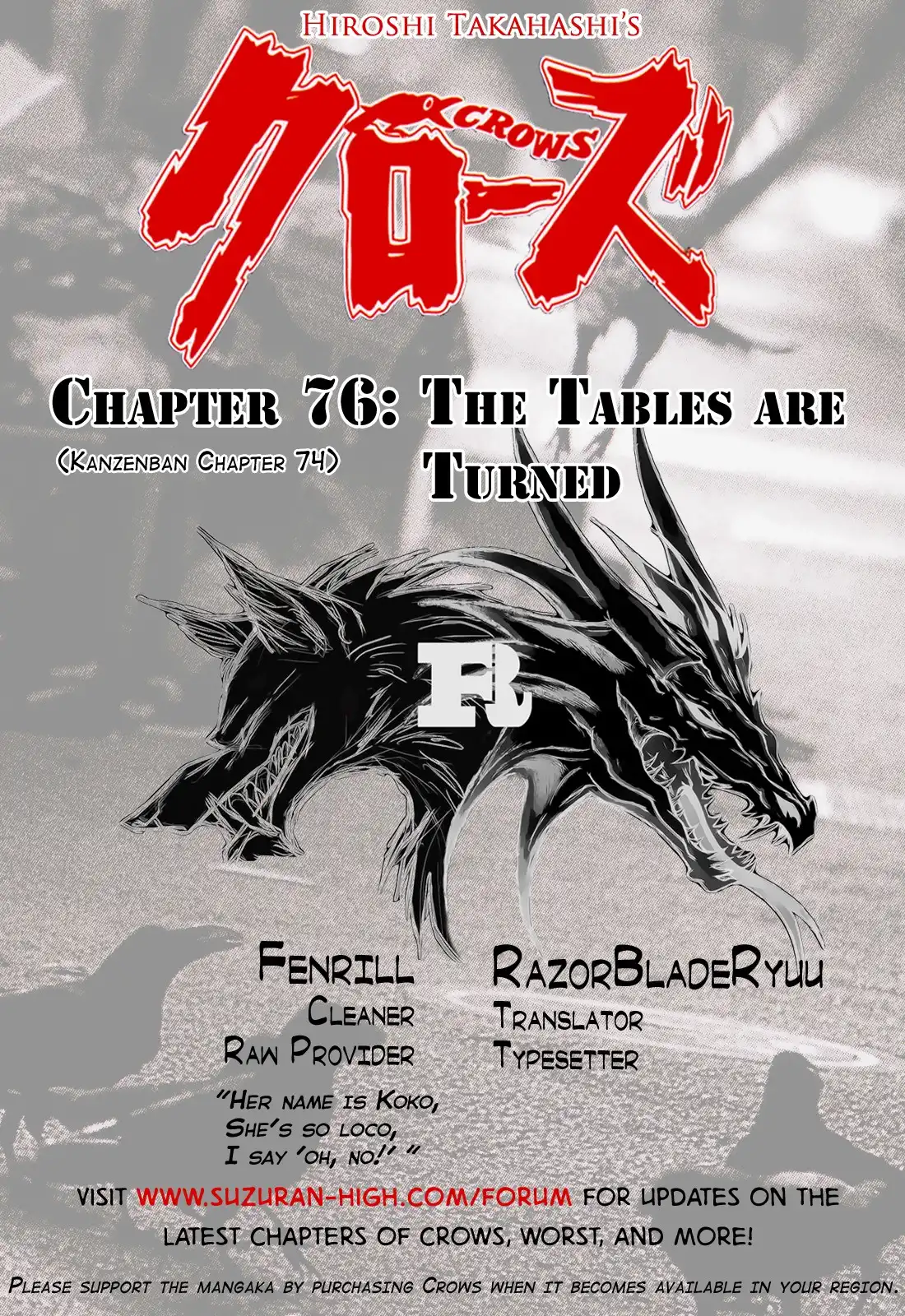 Crows Chapter 76