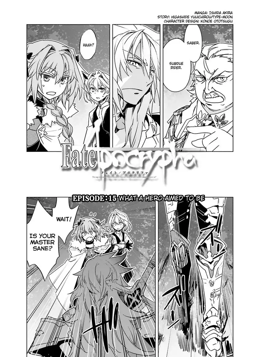 Fate/Apocrypha Chapter 15