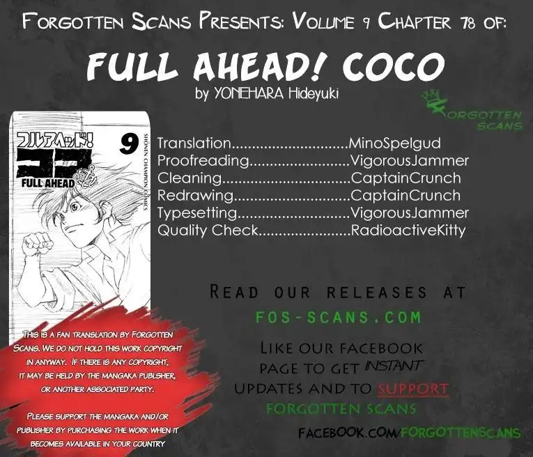 Full Ahead! Coco Chapter 78