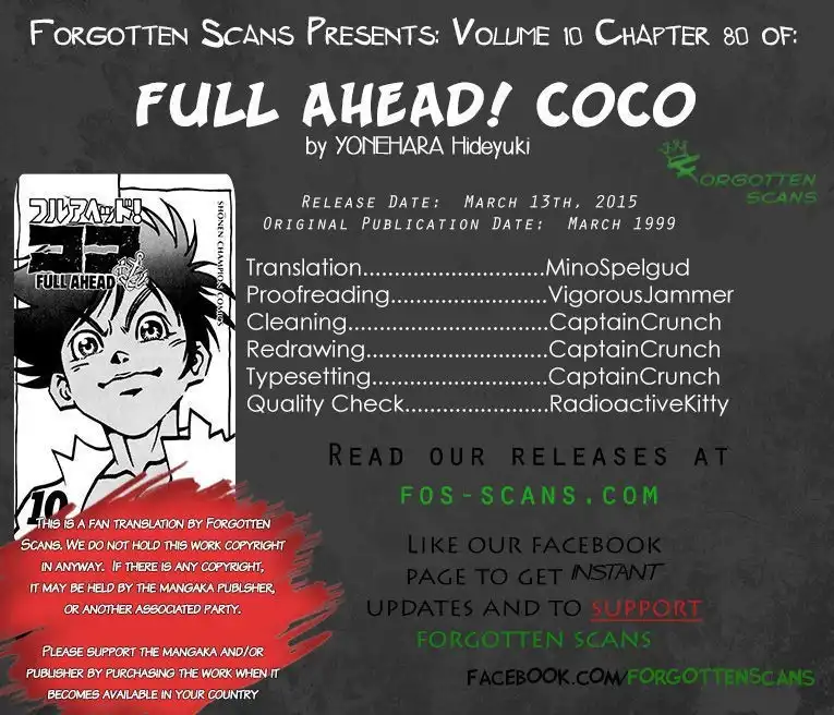 Full Ahead! Coco Chapter 80