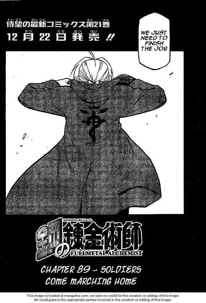 Full Metal Alchemist Chapter 89