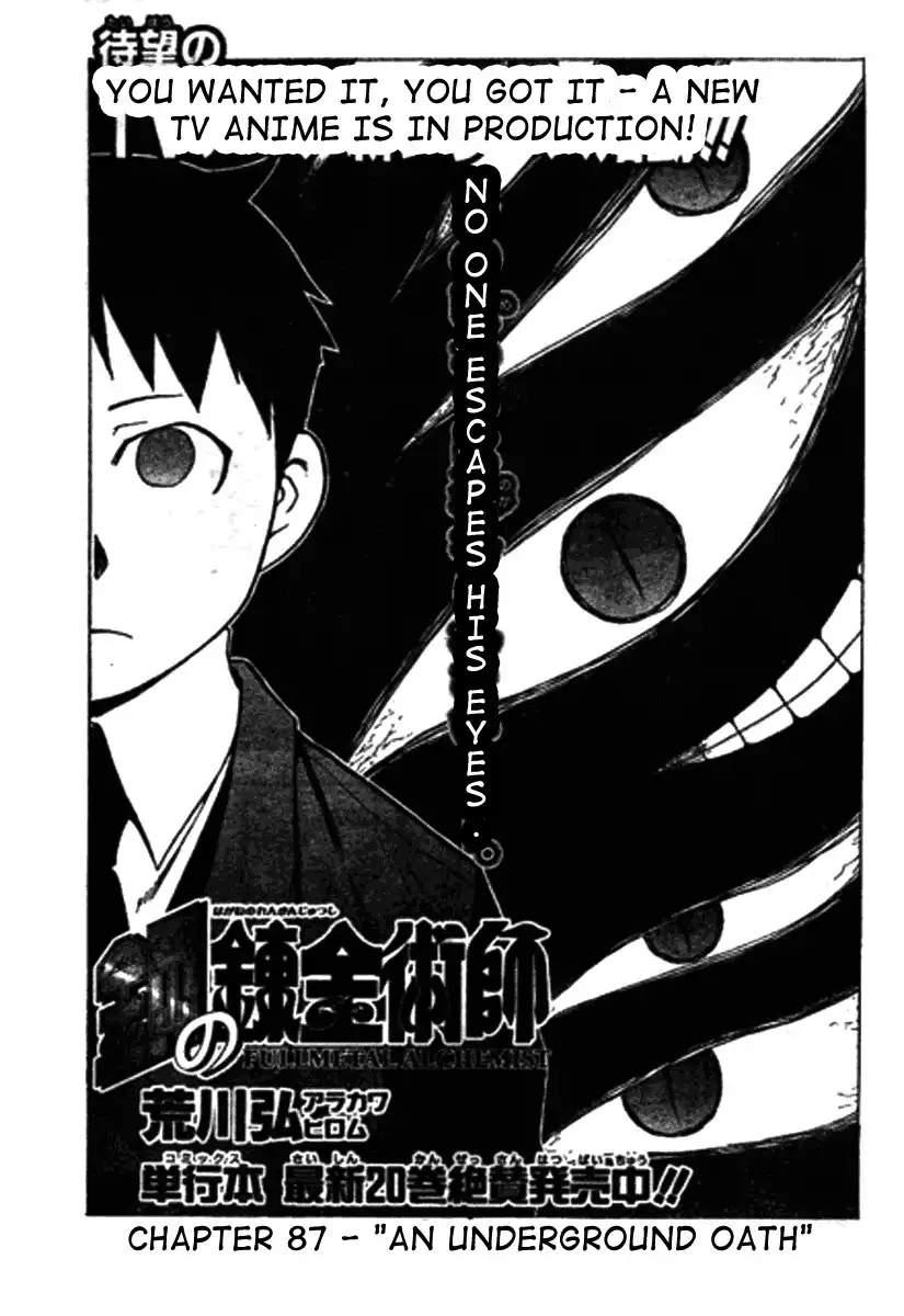 Fullmetal Alchemist Chapter 87