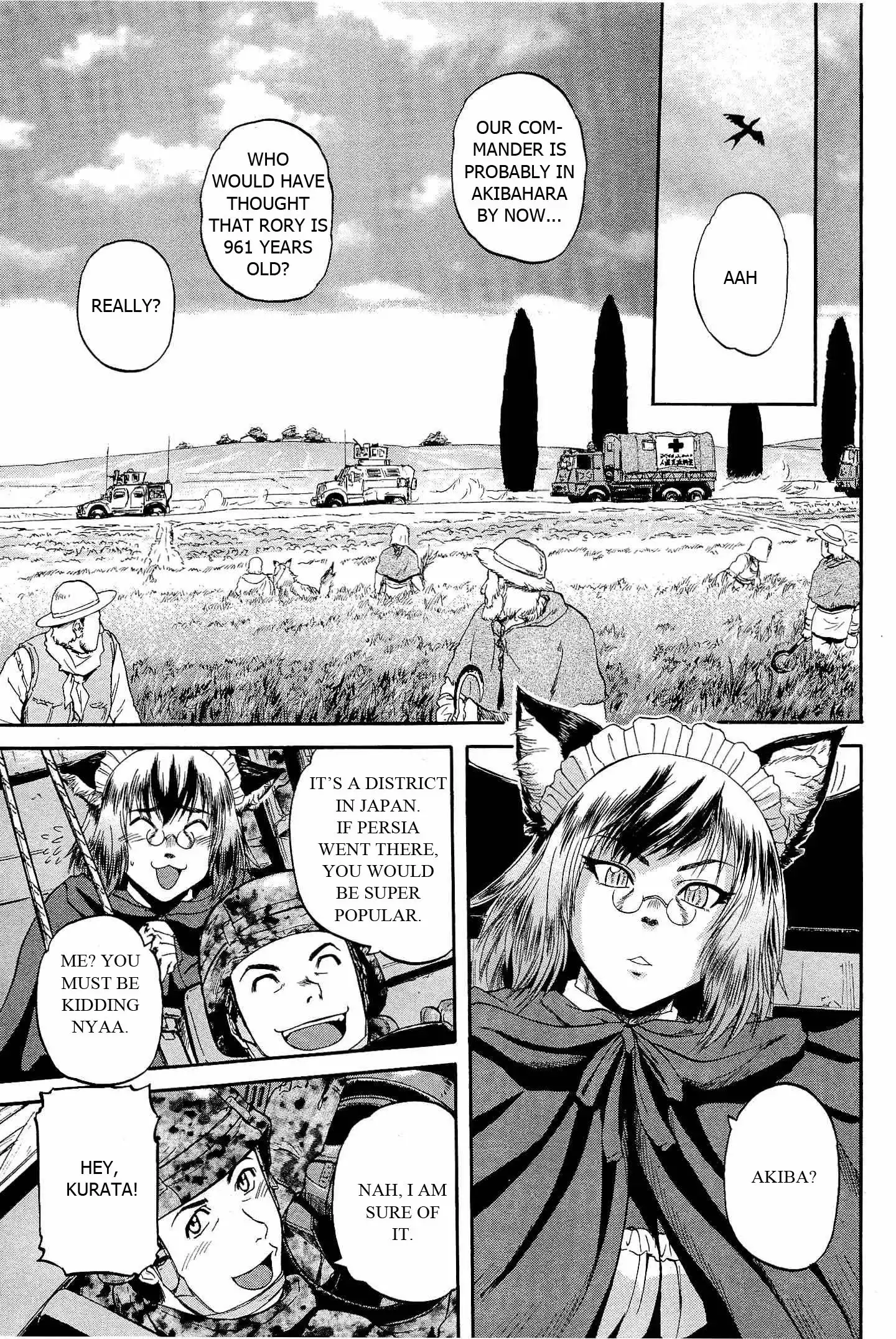 Gate - Jietai Kare no Chi nite, Kaku Tatakeri Chapter 20