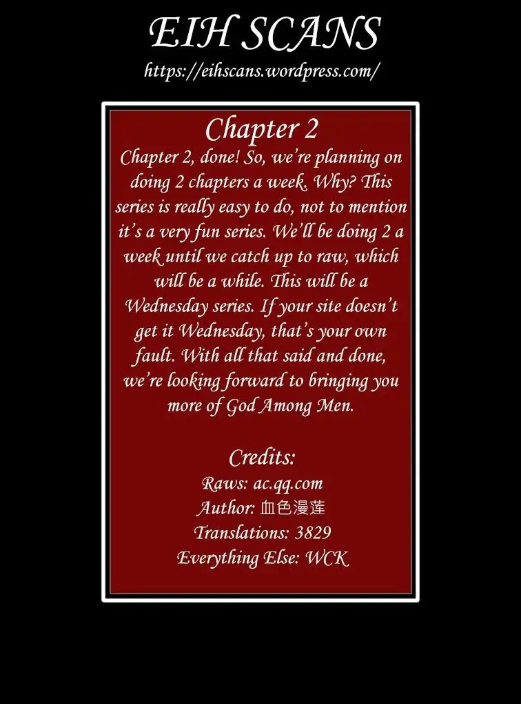 God Among Men Chapter 2