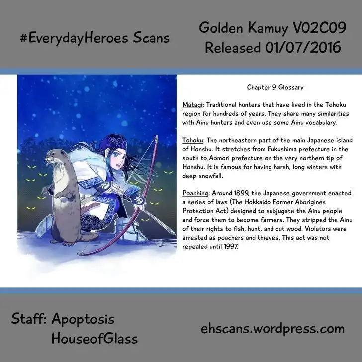 Golden Kamui Chapter 9