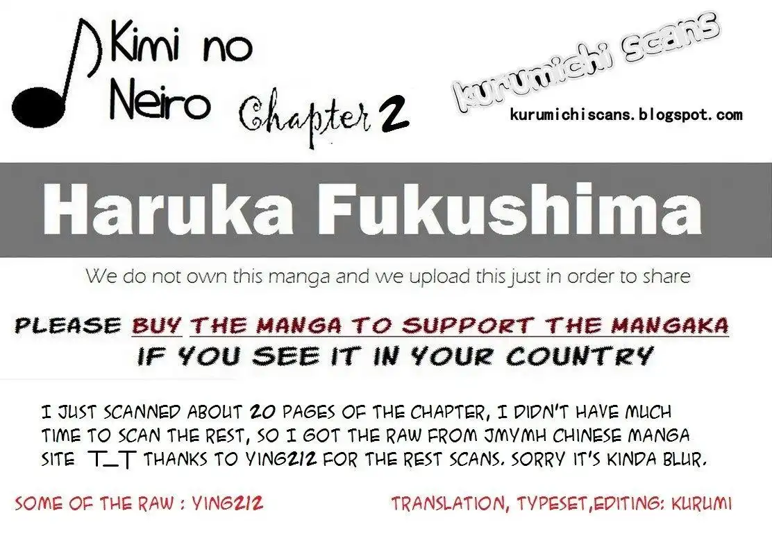 Kimi no Neiro Chapter 2