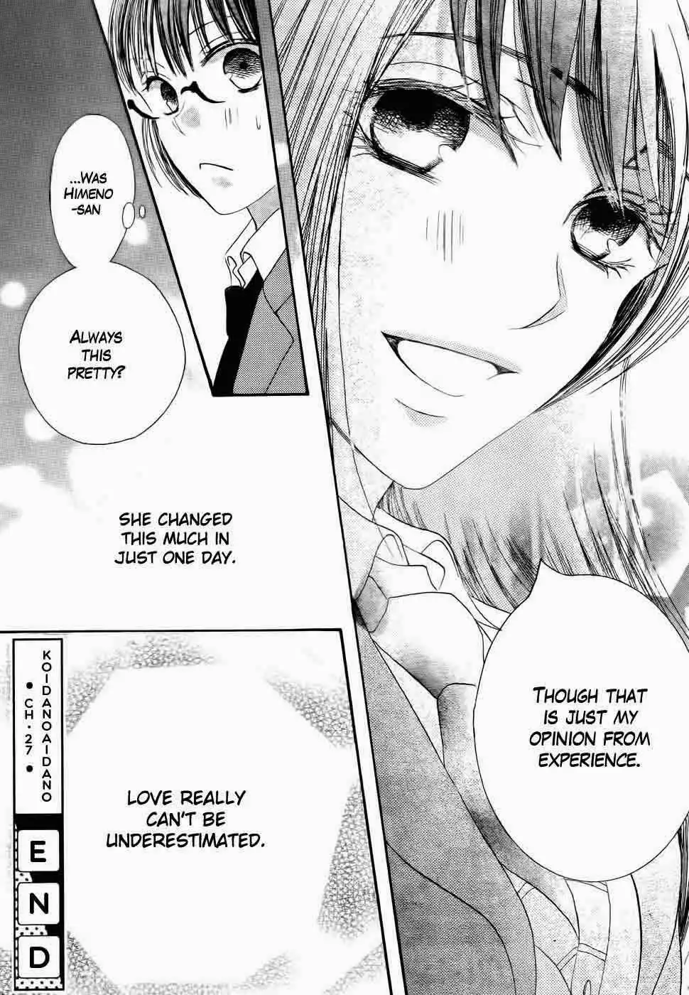 Koi dano Ai dano Chapter 27