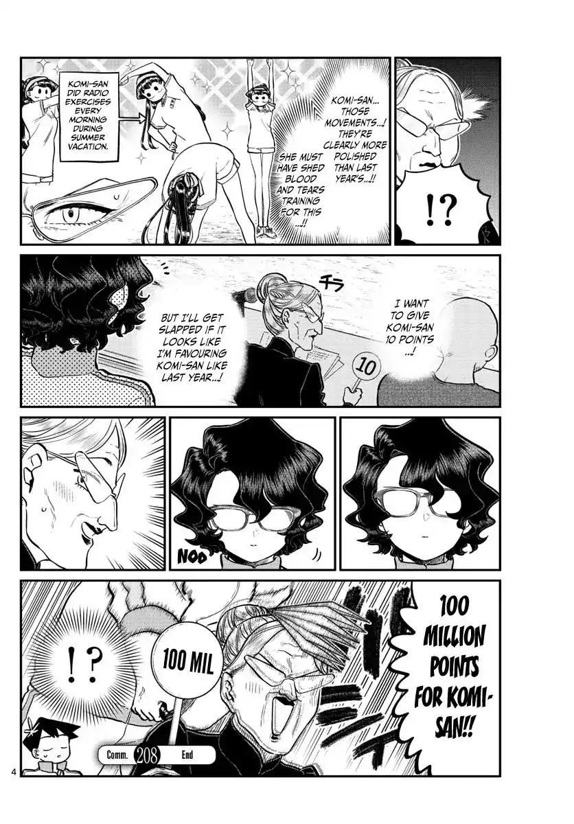 Komi-san wa Komyushou Desu Chapter 208