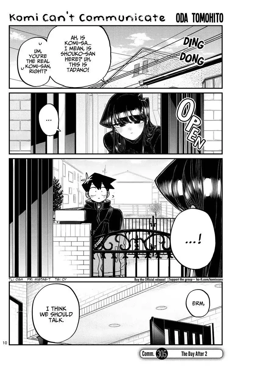 Komi-san wa Komyushou Desu Chapter 305