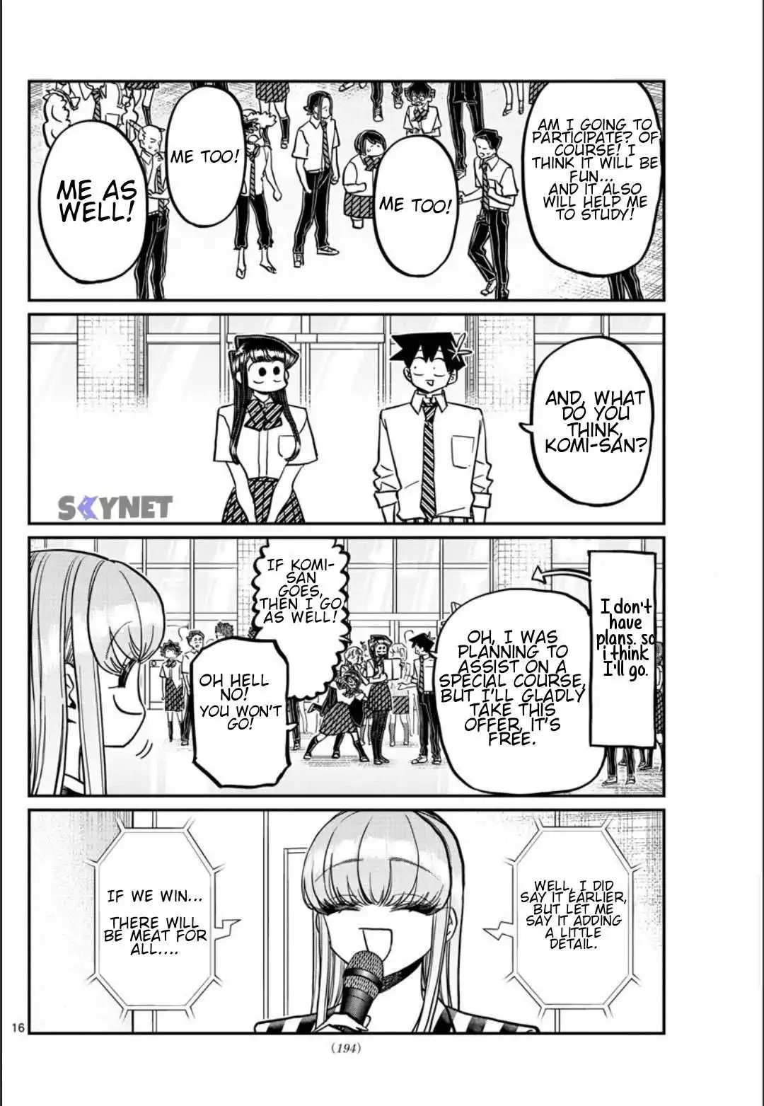 Komi-san wa Komyushou Desu Chapter 376