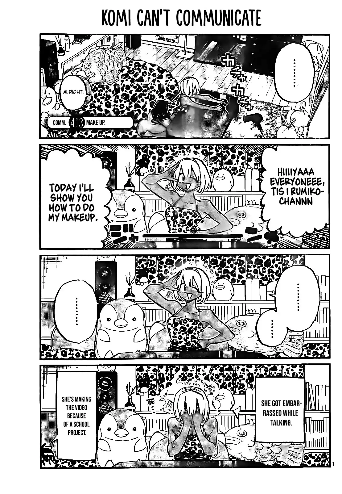 Komi-san wa Komyushou Desu Chapter 413