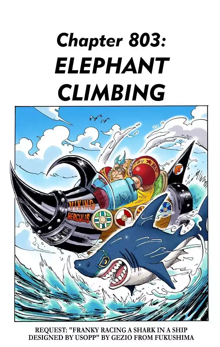 One Piece - Digital Colored Comics Chapter 803