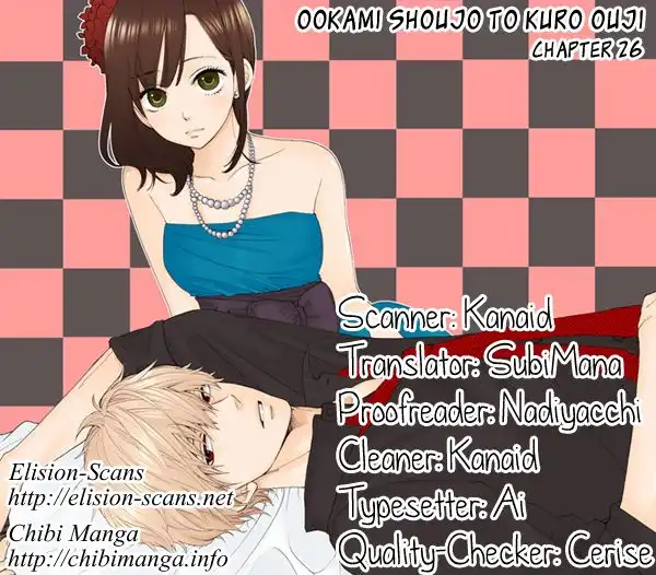 Ookami Shoujo to Kuro Ouji Chapter 26