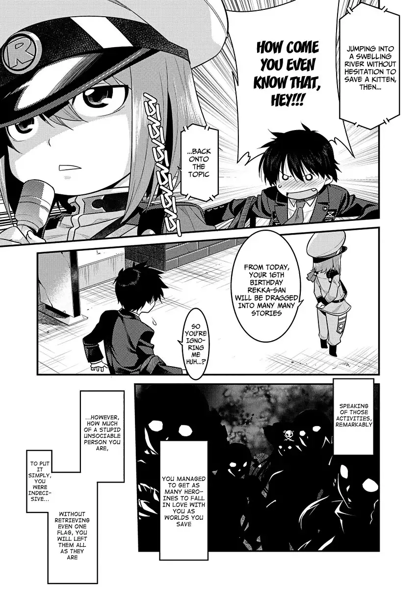 Ore ga Heroine o Tasukesugite Sekai ga Little Mokushiroku!? Chapter 1