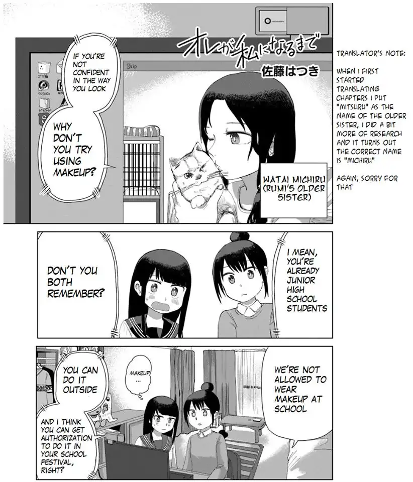 Ore ga Watashi ni Naru made Chapter 34