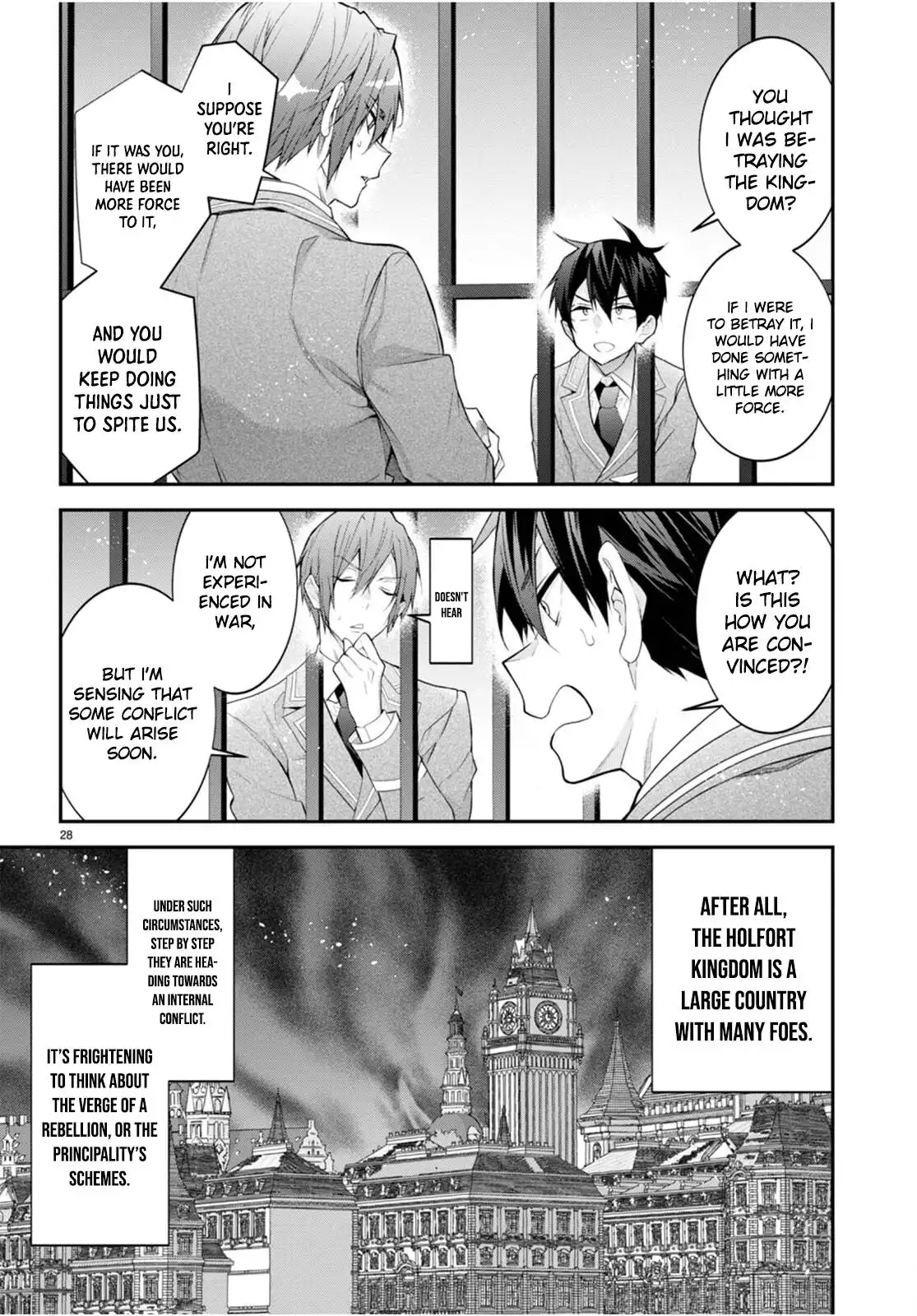 Otome Game Sekai wa Mob ni Kibishii Sekai Desu Chapter 46