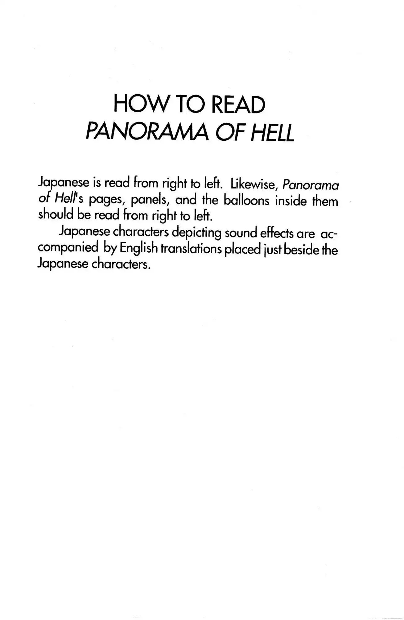 Panorama of Hell Chapter 1