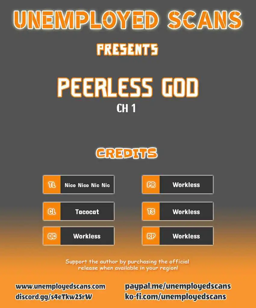 Peerless God Chapter 1
