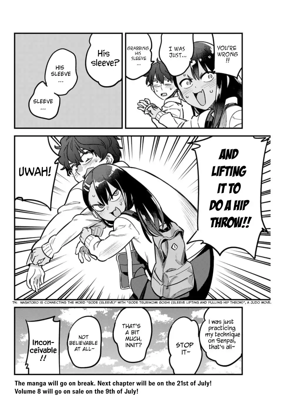 Please don't bully me, Nagatoro Chapter 63