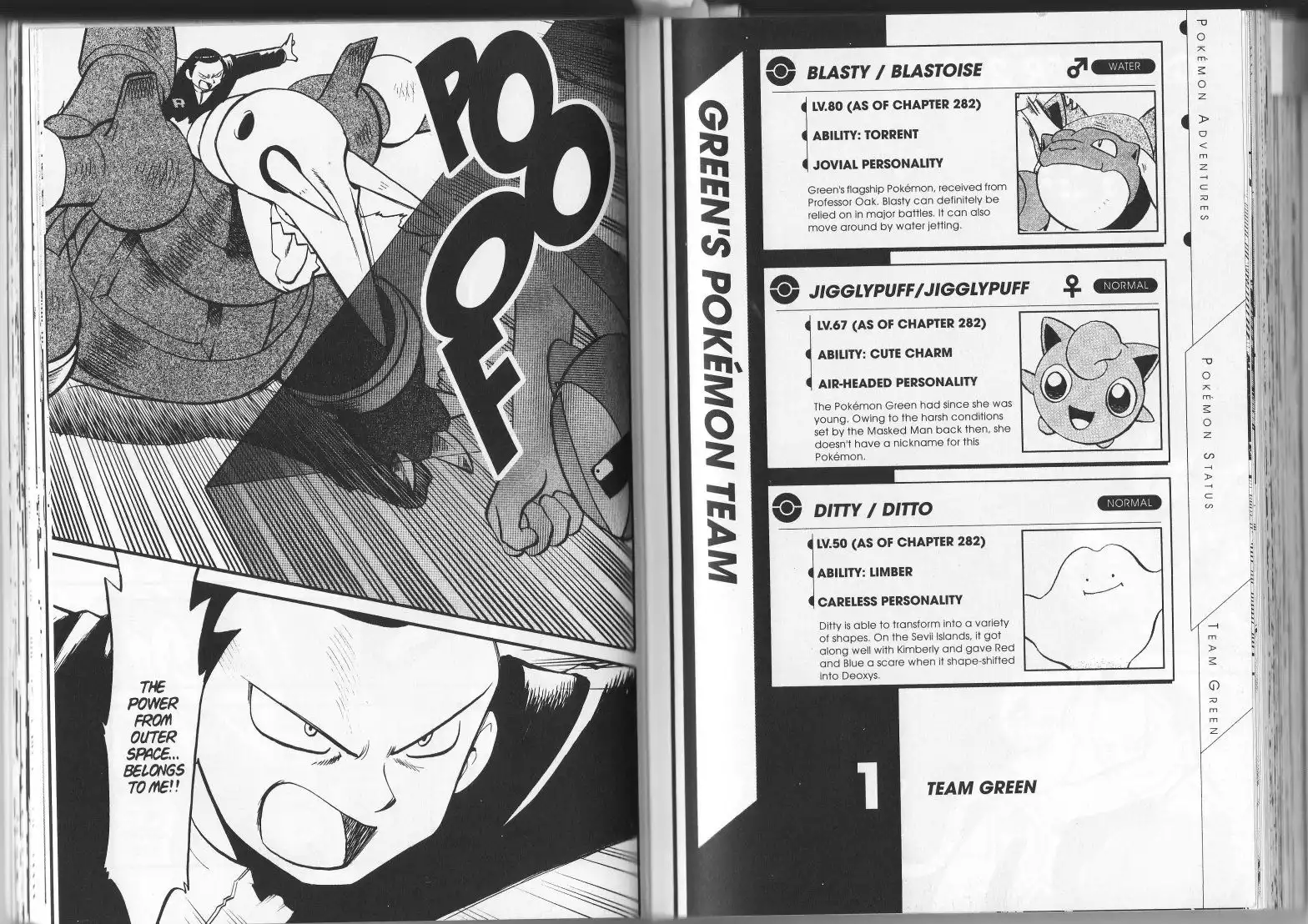 Pokemon Adventures Chapter 282
