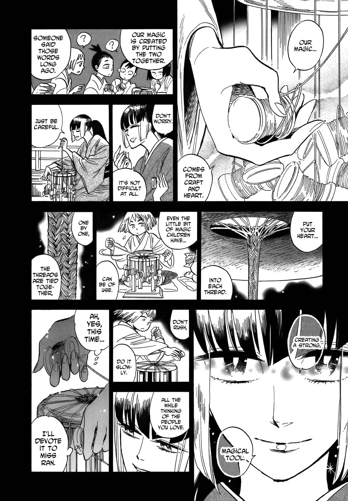 Ran to Haiiro no Sekai Chapter 19