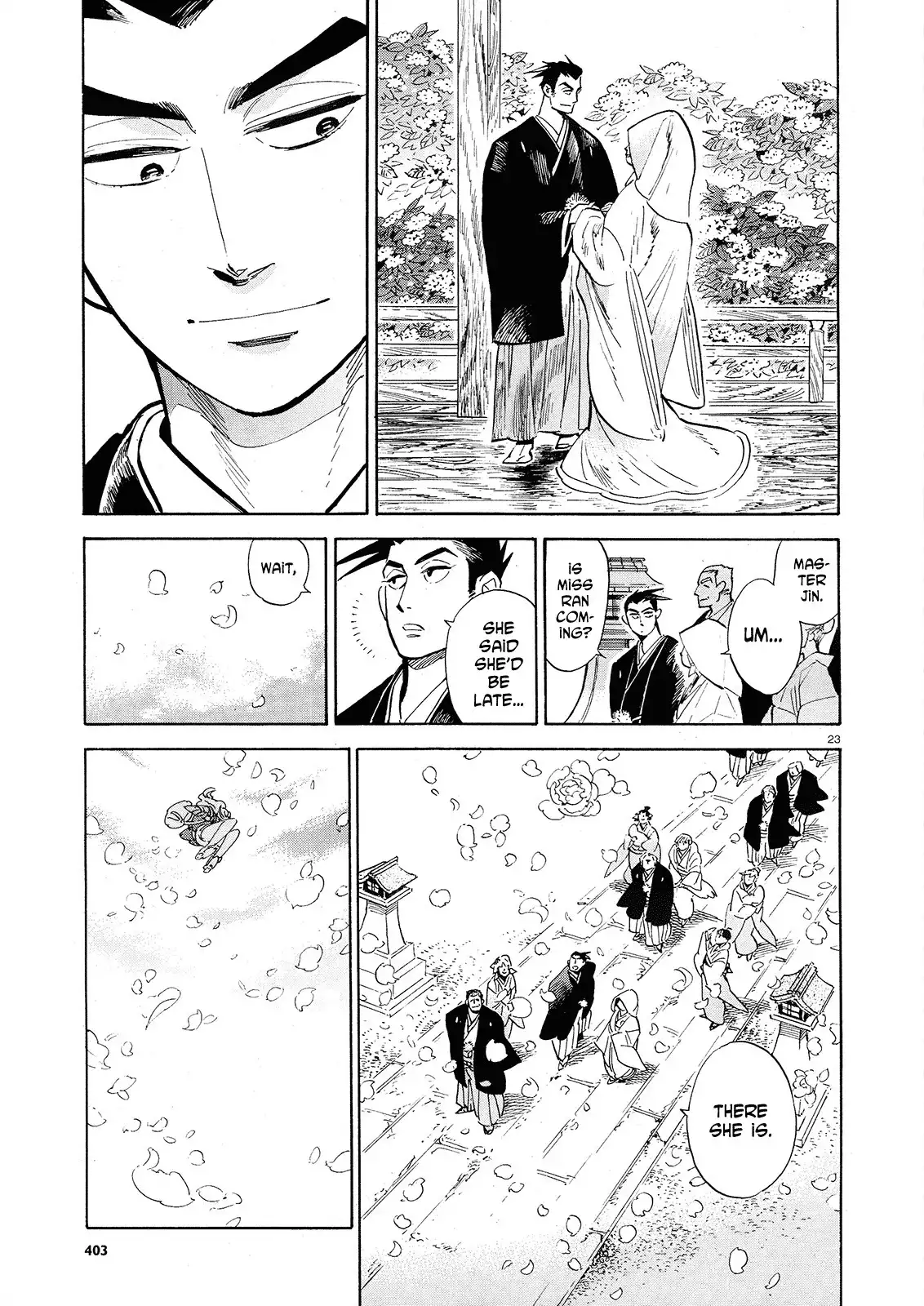 Ran to Haiiro no Sekai Chapter 47