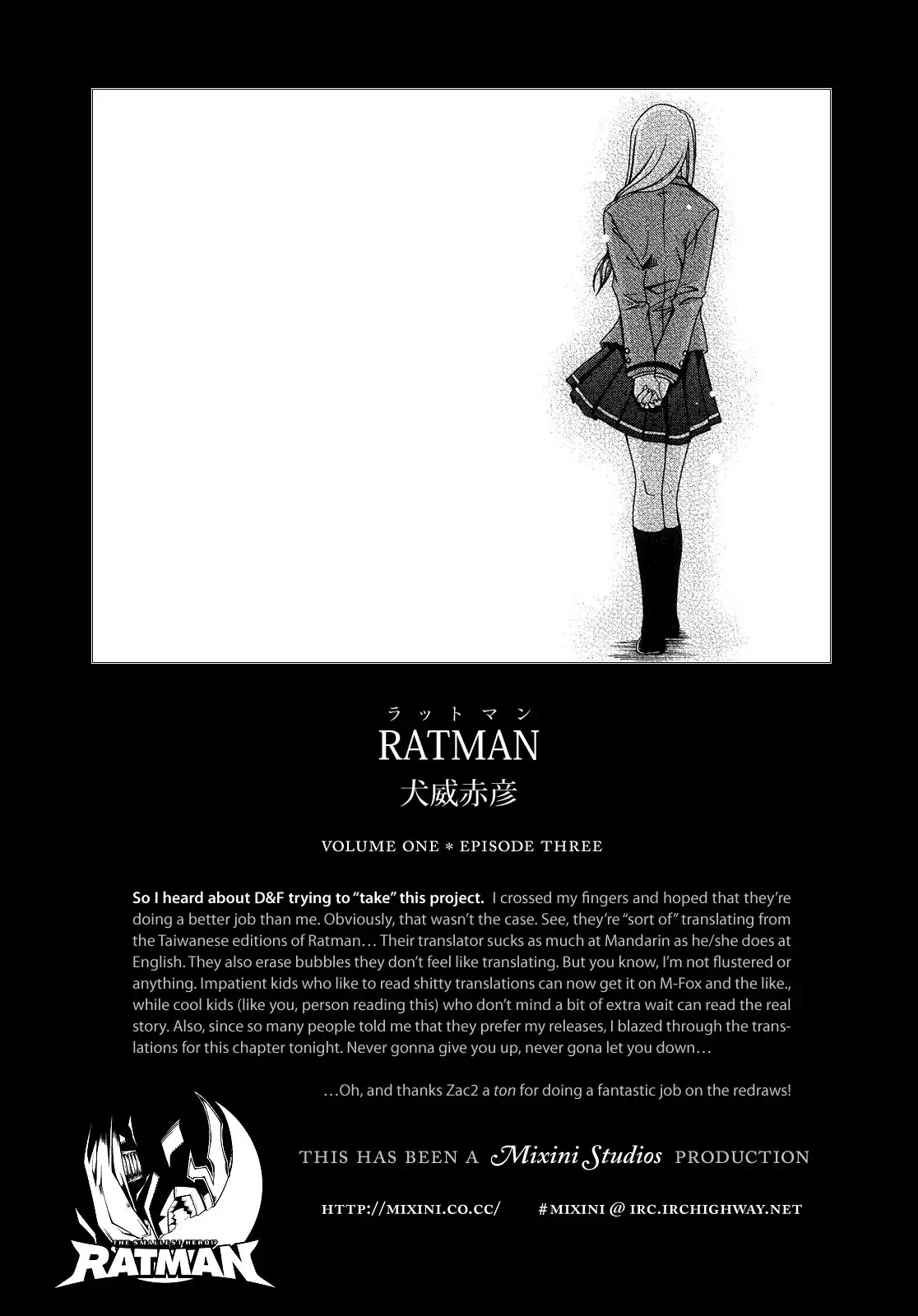 Ratman Chapter 3