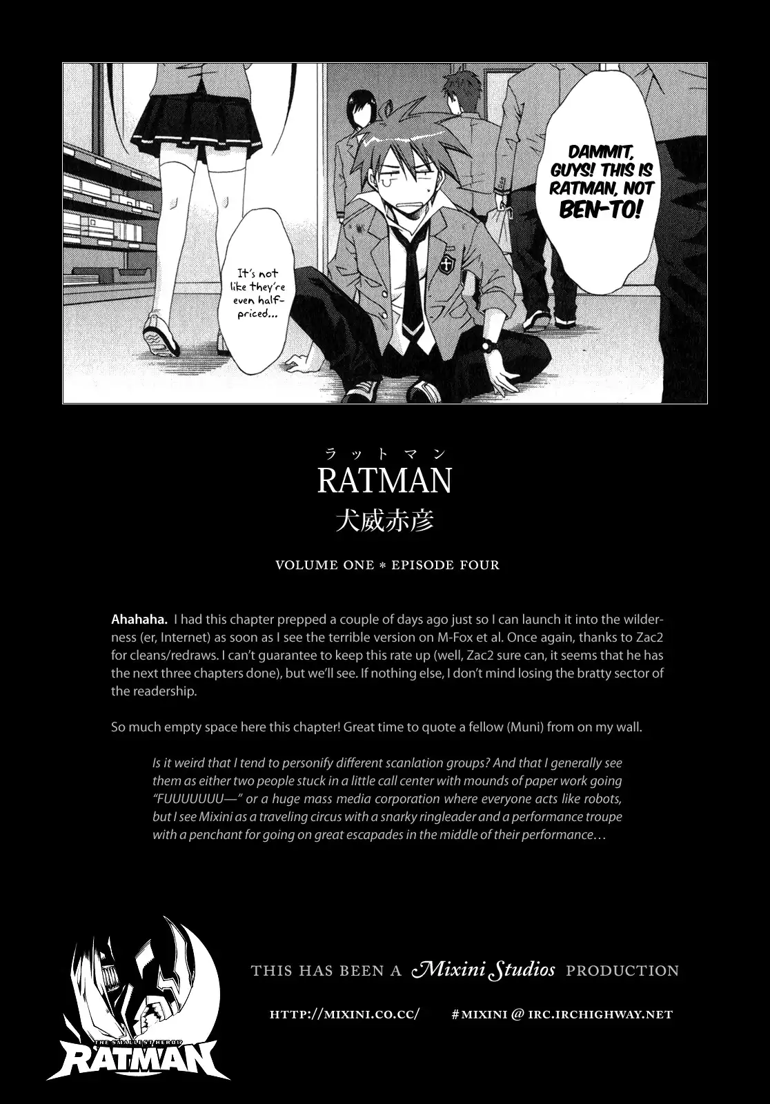 Ratman Chapter 4