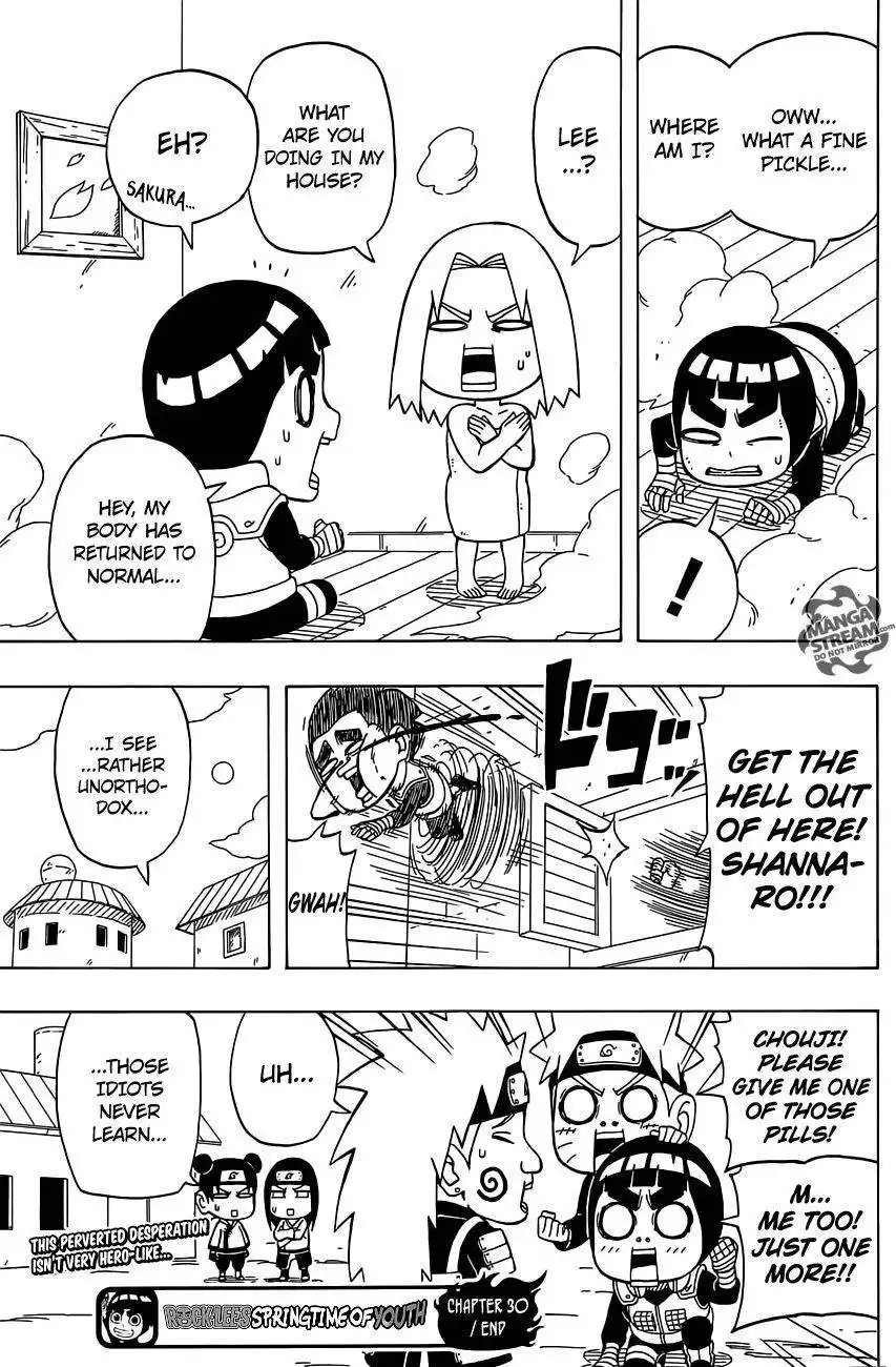 Rock Lee's Springtime of Youth Chapter 30