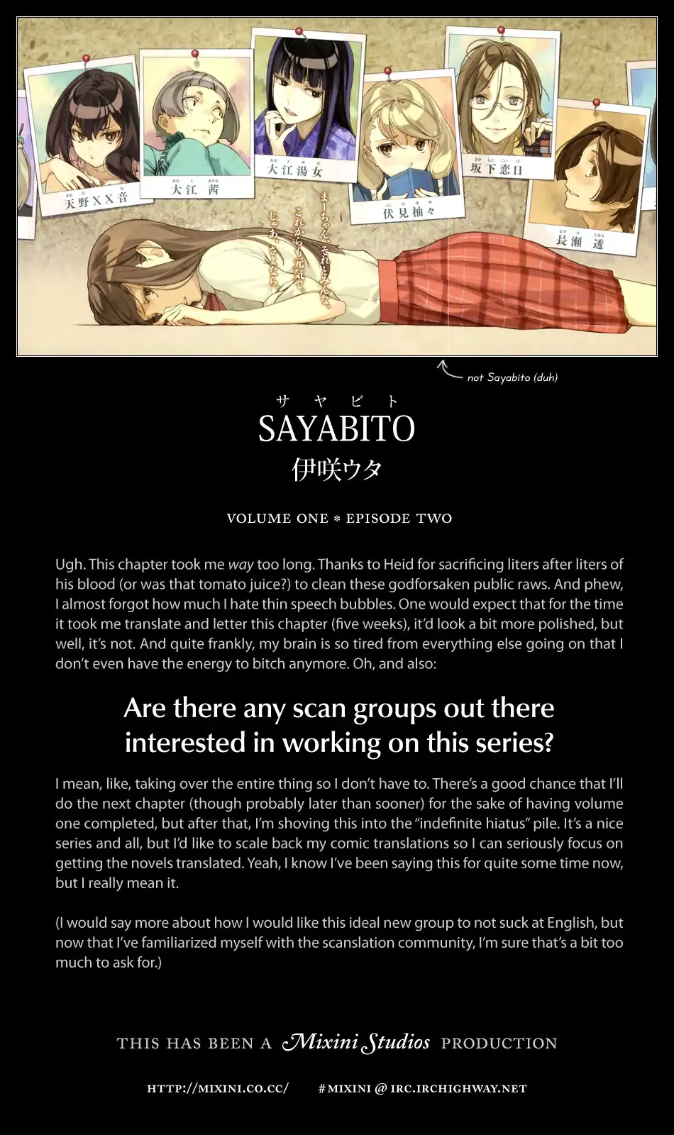 Sayabito Chapter 2