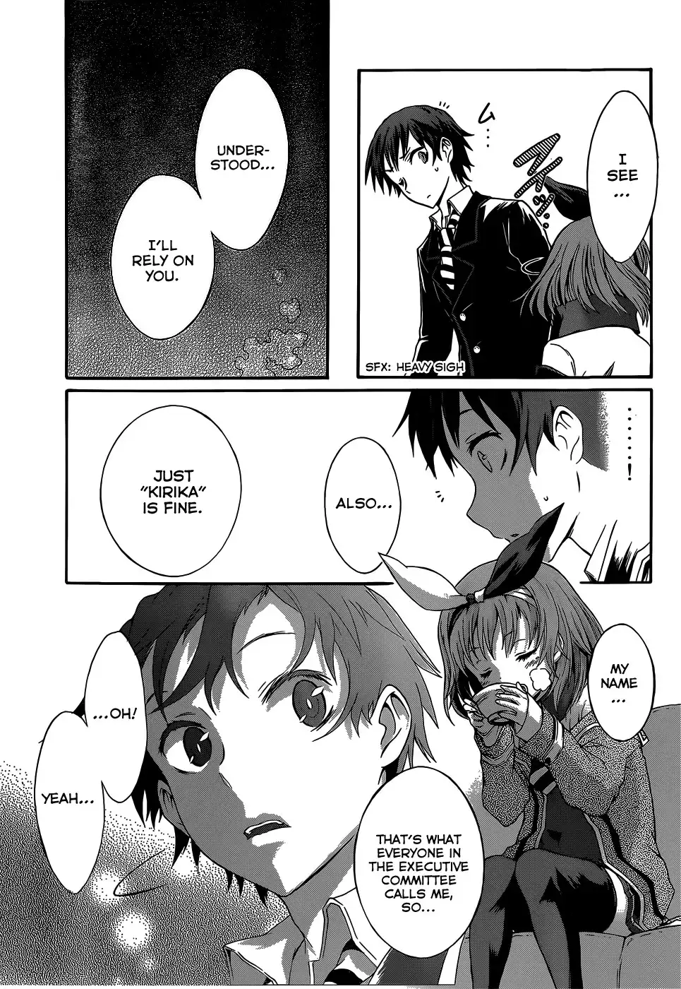 Seitokai Tantei Kirika Chapter 3