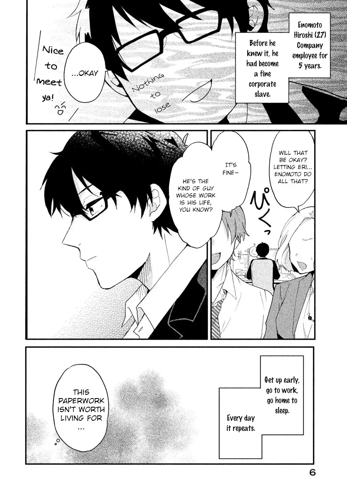 Shachiku to Gal ga Irekawarimashite Chapter 1