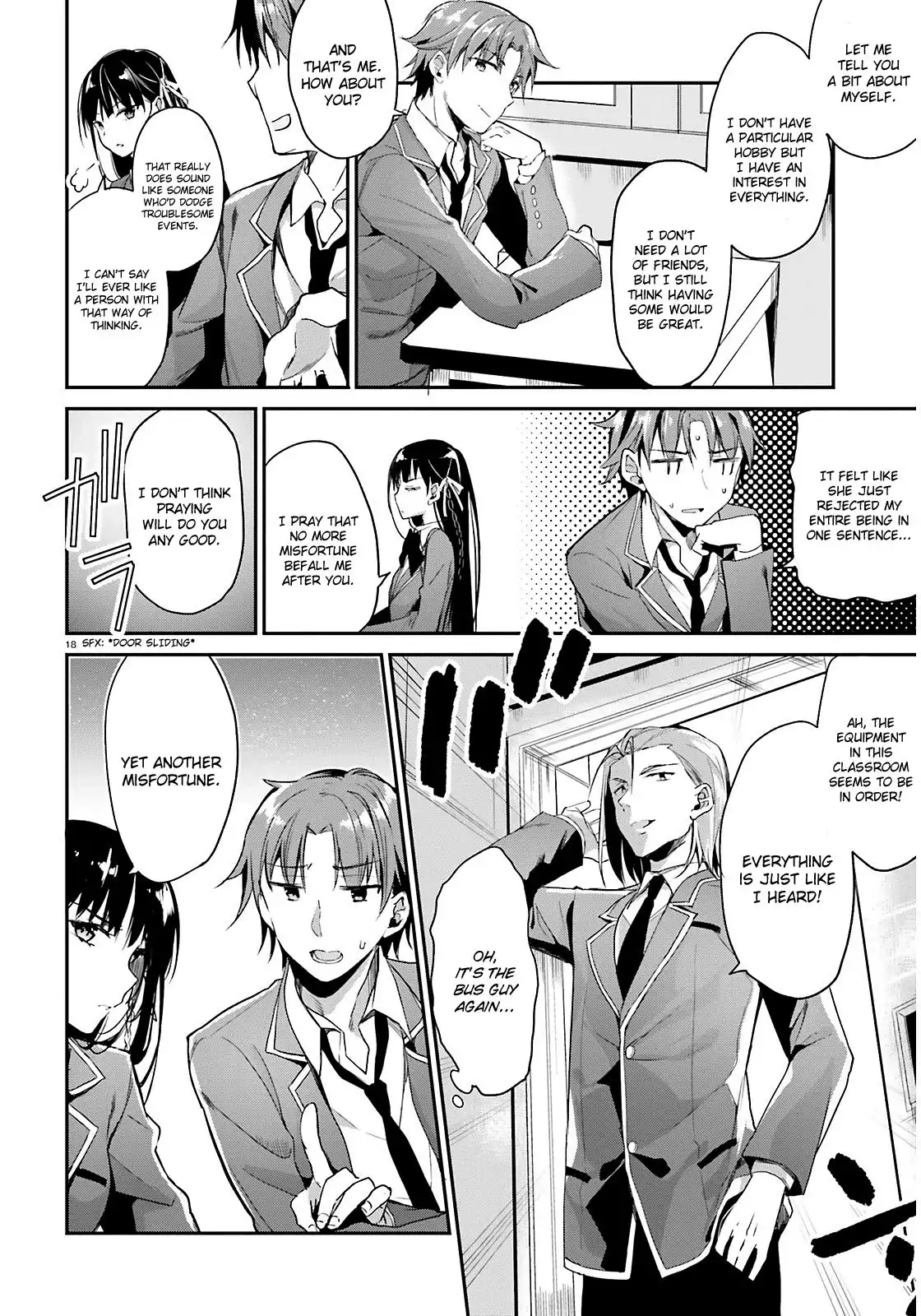 Youkoso Jitsuryoku Shijou Shugi no Kyoushitsu e Chapter 1