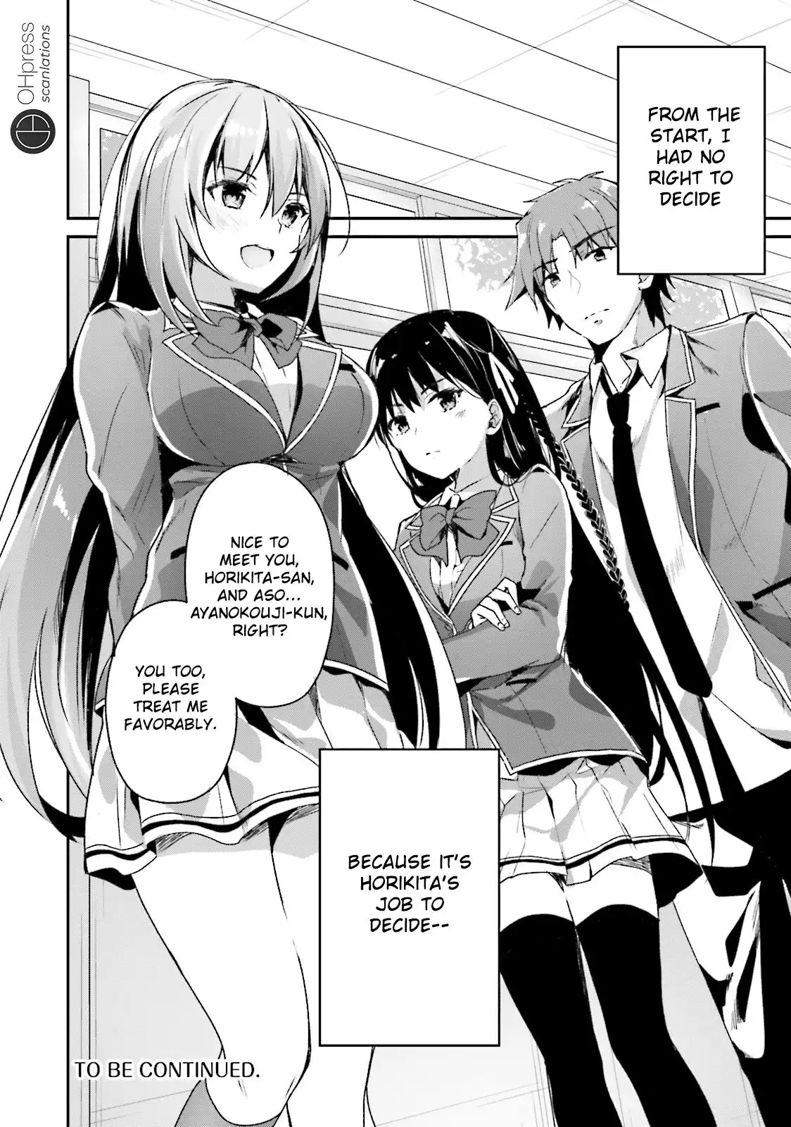 Youkoso Jitsuryoku Shijou Shugi no Kyoushitsu e Chapter 10