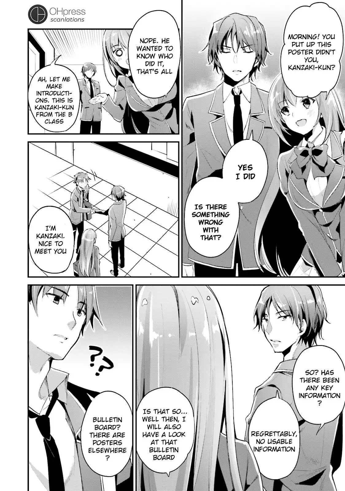 Youkoso Jitsuryoku Shijou Shugi no Kyoushitsu e Chapter 12