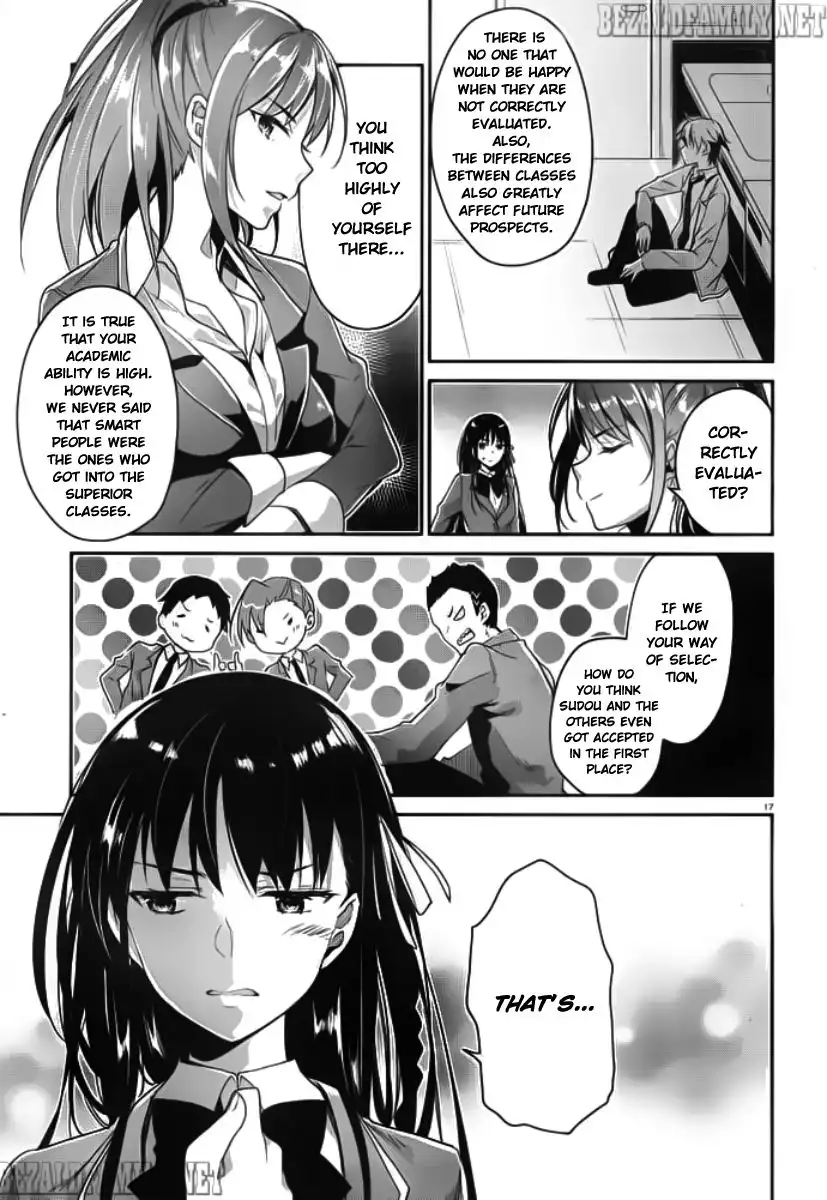 Youkoso Jitsuryoku Shijou Shugi no Kyoushitsu e Chapter 5