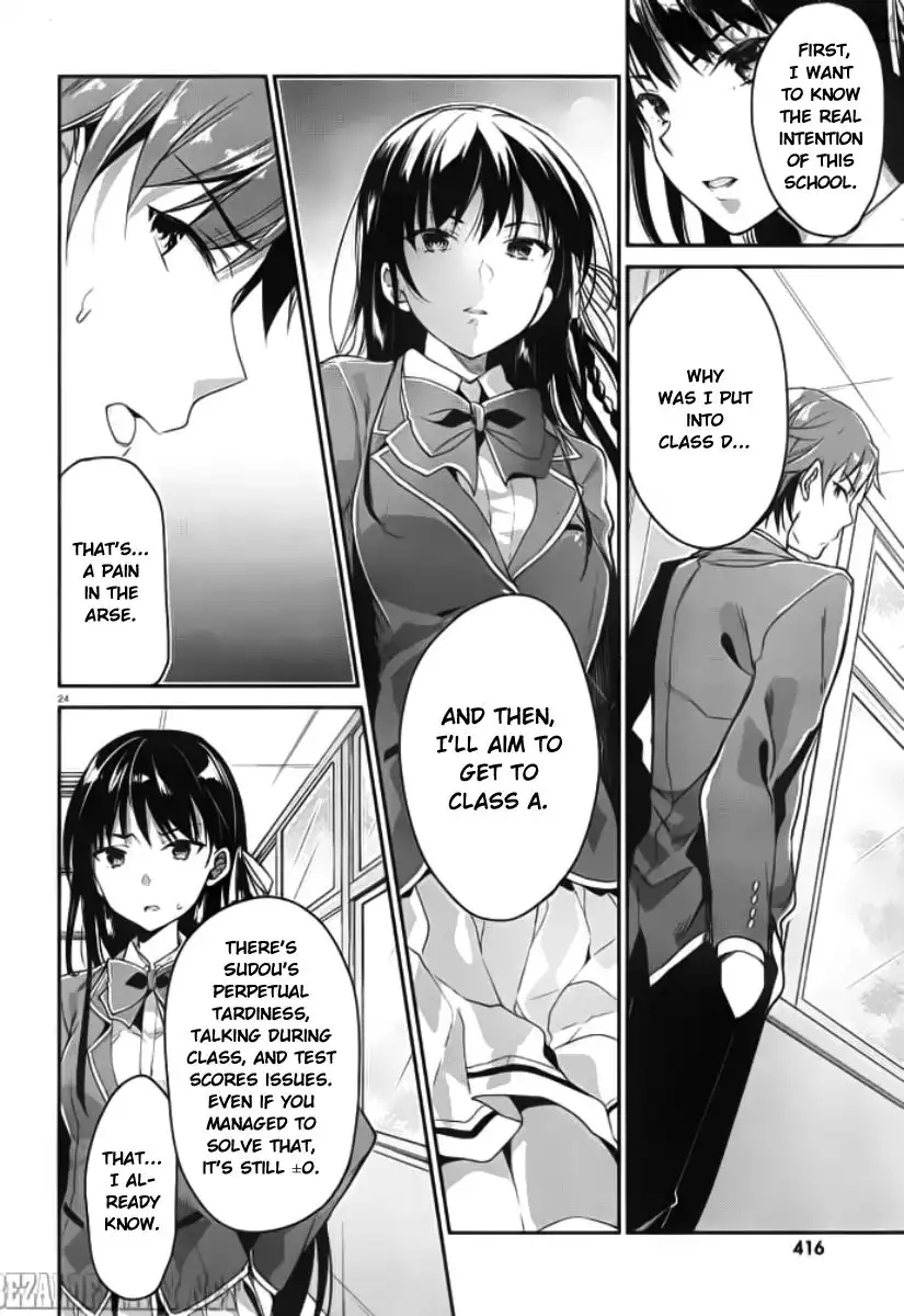 Youkoso Jitsuryoku Shijou Shugi no Kyoushitsu e Chapter 5